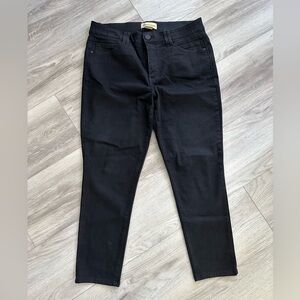 Democracy black straight leg jeans